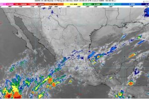 El frente frío número 19 se desplazará sobre el golfo de México