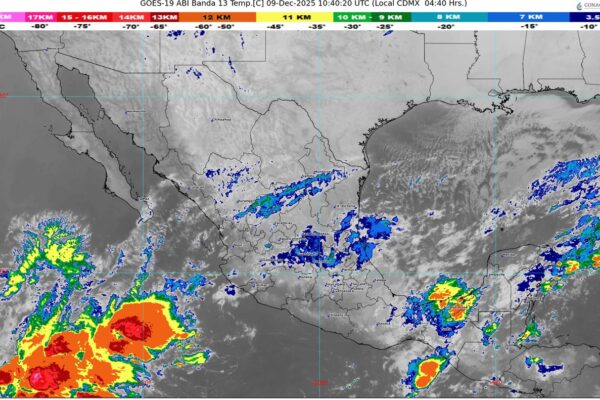 Se mantendrá el evento de “Norte”, con vientos de hasta 90 Kilómetros por hora