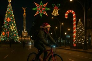 ¡Alista la bici! CdMx confirma paseo nocturno navideño para despedir al 2025