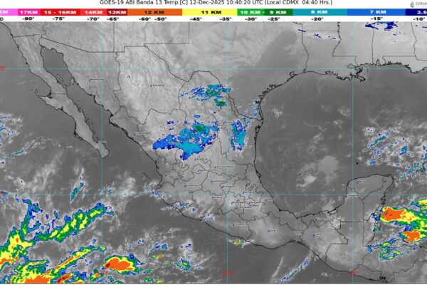 Se aproxima un frente frío a la frontera norte de México