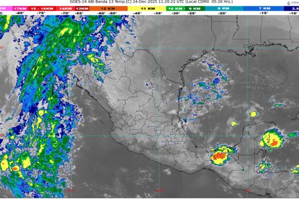 Sería una lluviosa Nochebuena en varias regiones del país