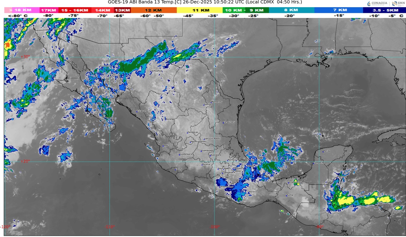 Ingresará un nuevo frente frío a Baja California
