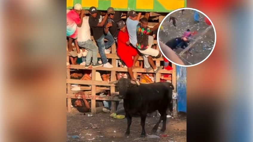 Hombre sufre cornada en el recto durante un evento taurino, terminó al borde de perder la vida