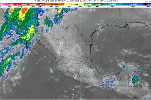 Esperan lluvias, vientos fuertes y posible nieve en varias regiones