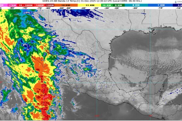 El frente frío 25 dejará de afectar a México