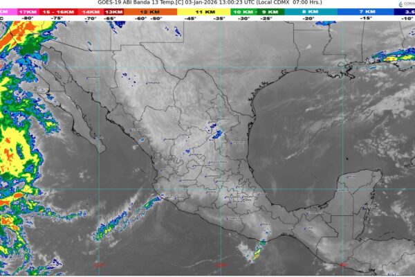 Nuevo frente frío ingresa al país y provoca descenso térmico; lluvias se concentran en el occidente y sureste