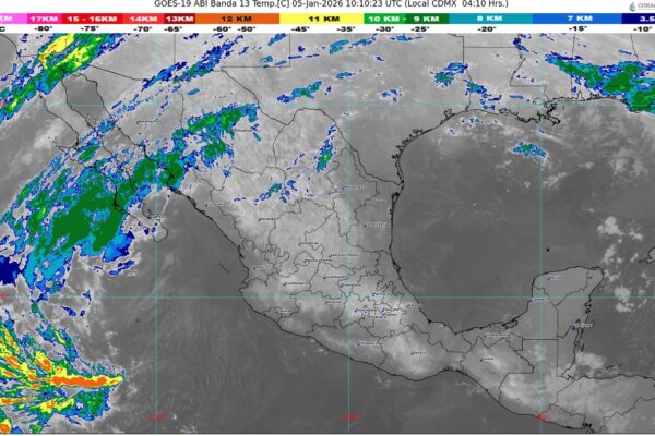 El frente número 26 dejará de afectar a México