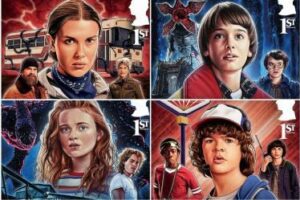 Lanzan sellos postales de ‘Stranger Things’