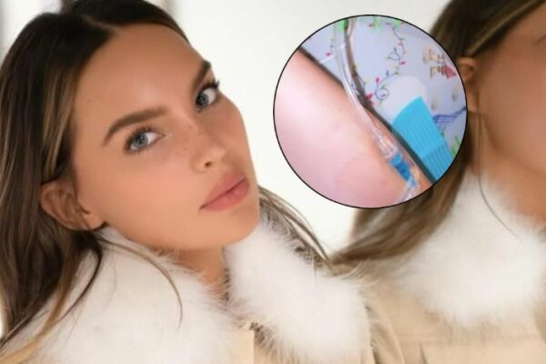 Belinda genera preocupación tras publicar foto recibiendo un tratamiento, ¿qué le pasó?