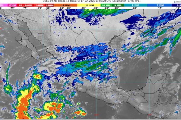 Frente Frío 29 desata lluvias intensas, descenso de temperatura y evento de Norte en gran parte del país