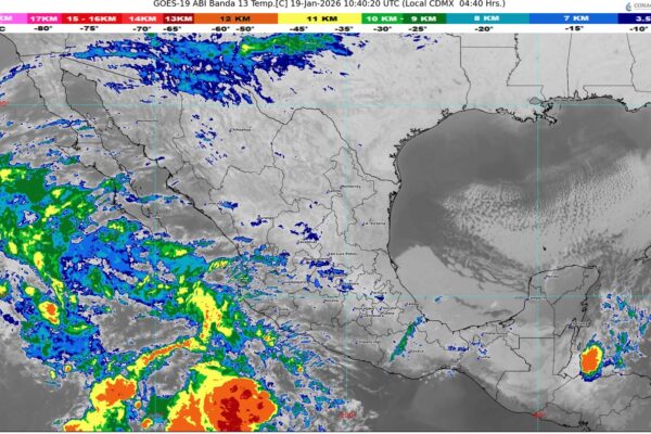 El frente frío número 29 se desplazará sobre el mar Caribe