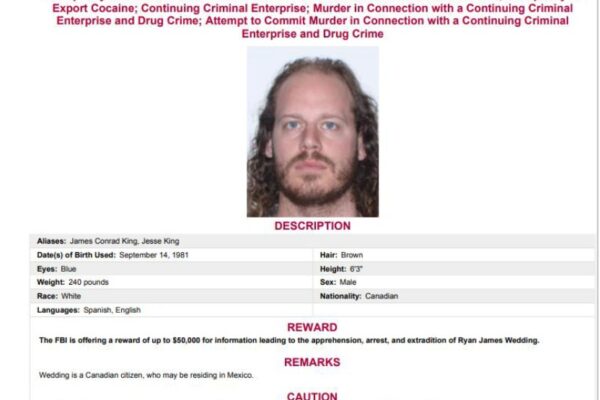 Cae Ryan Wedding, exolímpico canadiense vinculado al Cártel de Sinaloa