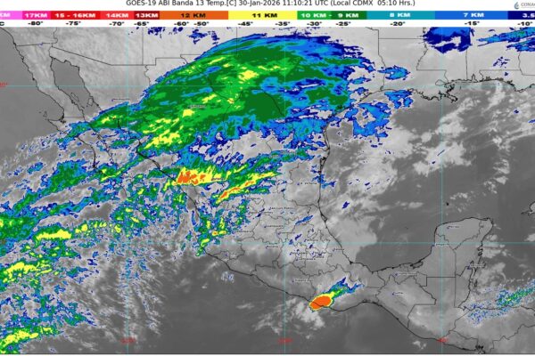 El frente frío número 32 recorrerá el noreste y oriente del país