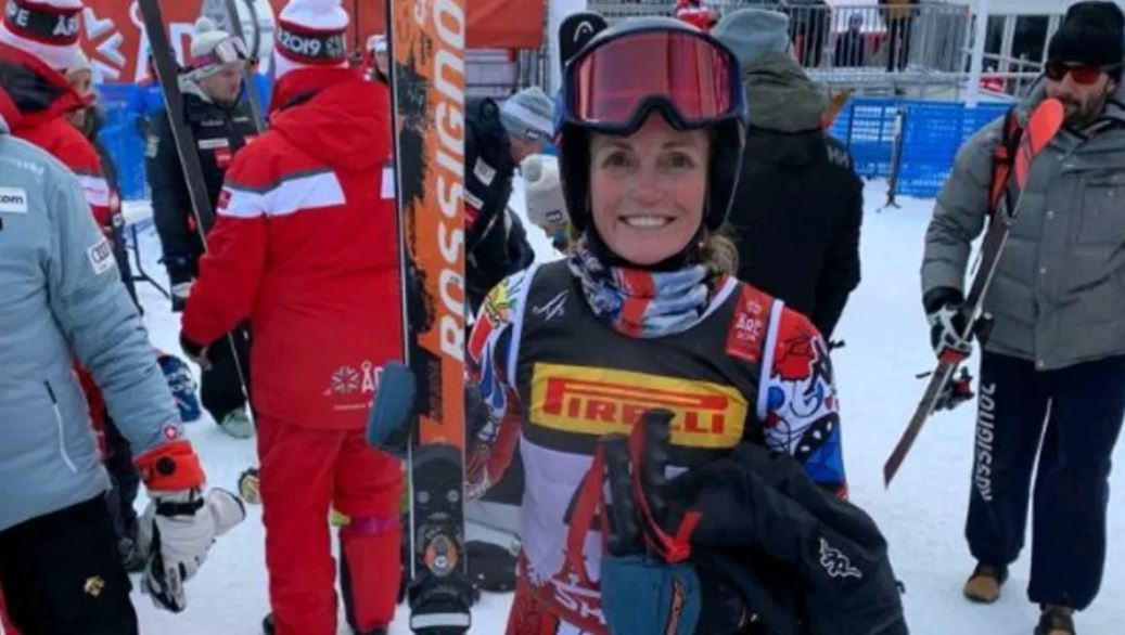 Sarah Schleper no oculta su emoción por competir junto a su hijo en los Juegos Olímpicos de Invierno