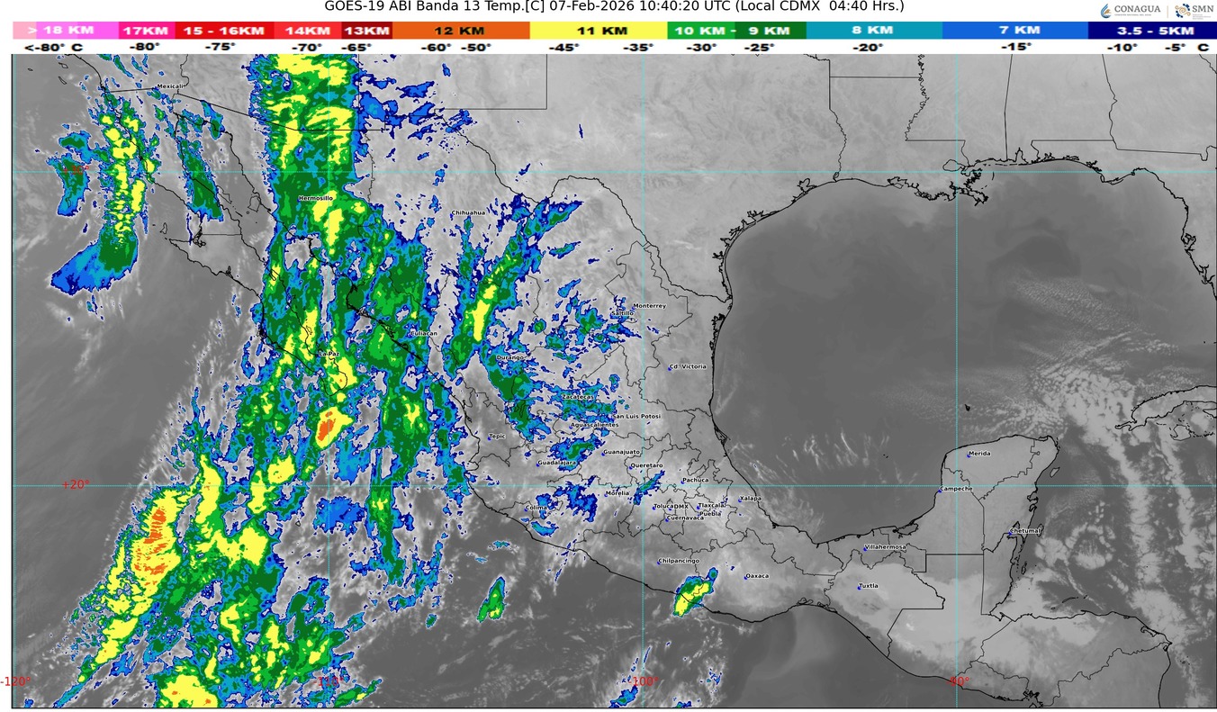Pronostican gradual incremento de las temperaturas diurnas en la mayor parte de la República Mexicana
