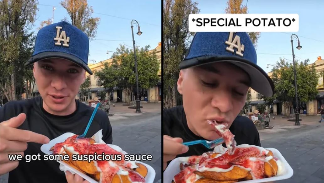 “Not patato es plateneishon”: Extranjero en México confunde plátanos fritos con papas y se viraliza