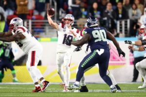 Drake Maye recibió inyección para dolor en hombro antes del Super Bowl