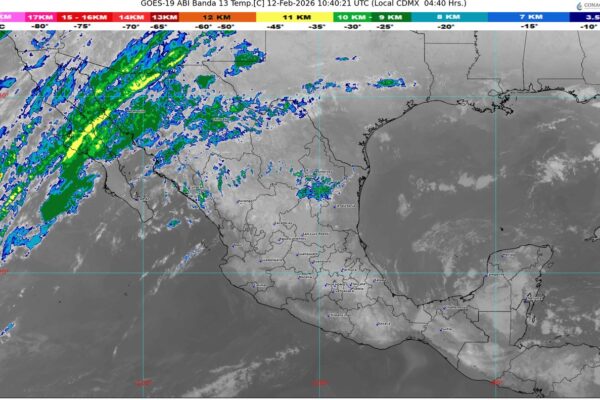 Descenso de temperatura, rachas de viento, lluvias y chubascos en el noroeste de México