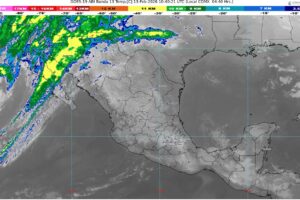El frente frío núm 34 se desplazará sobre el noroeste y norte
