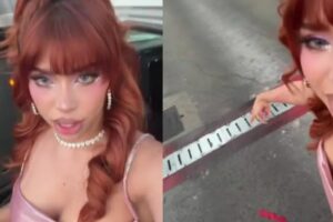 Yeri Mua denuncia que le poncharon las llantas de su camioneta tras pasar por una caseta en CdMx: “Cosas que no pasarían en mi pueblo”