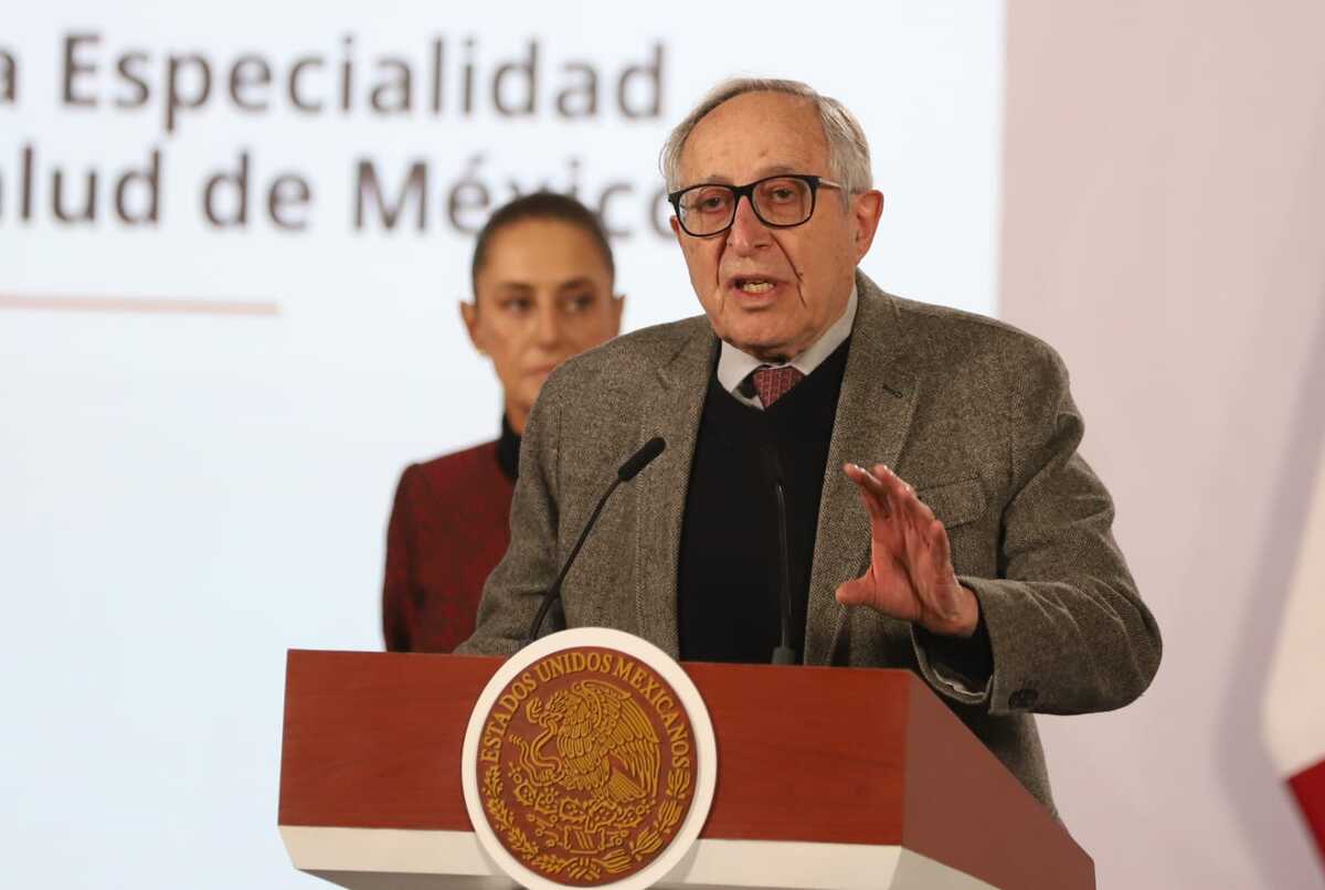Claudia Sheinbaum informa que David Kershenobich, secretario de Salud, tiene influenza