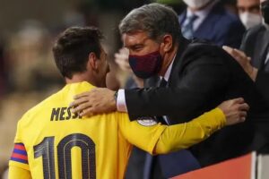 Laporta se sincera con Messi: “La relación está perjudicada”