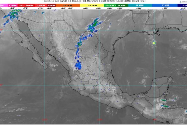 Un nuevo frente frío se aproximará al noroeste del territorio mexicano