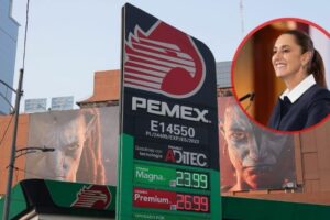 La gasolina “ya es más barata”, dice Sheinbaum; Magna está por debajo de los 24 pesos por litro