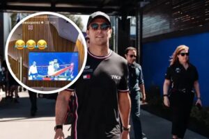 Checo Pérez tampoco se perdió la pelea entre Alfredo Adame y Carlos Trejo