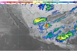 El frente frío 41 se desplazará sobre la península de Yucatán