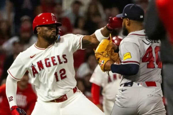 Jorge Soler y Reynaldo López suspendidos por pelea durante el partido Angels vs Braves