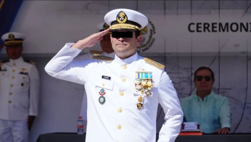 Vicealmirante Farías Laguna pide a Sheinbaum que intervenga en su caso para obtener información
